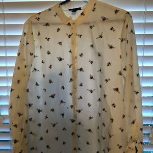 Victoria Beckham For Target Bee Button Down Top